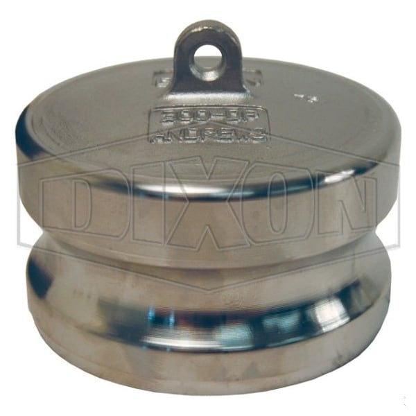 Boss-Lock Type DP Cam and Groove Dust Plug, 2-1/2 in Nominal, 316 SS, Domestic